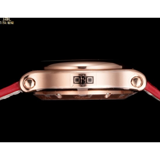 你们要的亲民版包金来啦!!.18k包金 快乐钻 33mm 持中国GTC检测机构证书,二维码联网可查询!一表一码 支持再次复检具有特色的夹层玻璃的产生自旋 犹如舞蹈 在女表上可以说是福音 这款腕表直径33mm精钢表壳,,标志性的活动钻石欢快舞动、流光溢彩造型流畅、极具动感的表壳和富有现代感的天然珍珠贝壳表盘完美体现萧邦对休闲风格的诠释 表带同样不得不提牛皮鳄鱼纹 奢华用料 非人为损坏免费保修 你们要的亲民版包金来啦!!.18k包金 快乐钻 33mm 持中国GTC检测机构证书,二维码联网可查询!一表一码 支持再次复检具有特色的夹层玻璃的产生自旋 犹如舞蹈 在女表上可以说是福音 这款腕表直径33mm精钢表壳,,标志性的活动钻石欢快舞动、流光溢彩造型流畅、极具动感的表壳和富有现代感的天然珍珠贝壳表盘完美体现萧邦对休闲风格的诠释 表带同样不得不提牛皮鳄鱼纹 奢华用料 非人为损坏免费保修