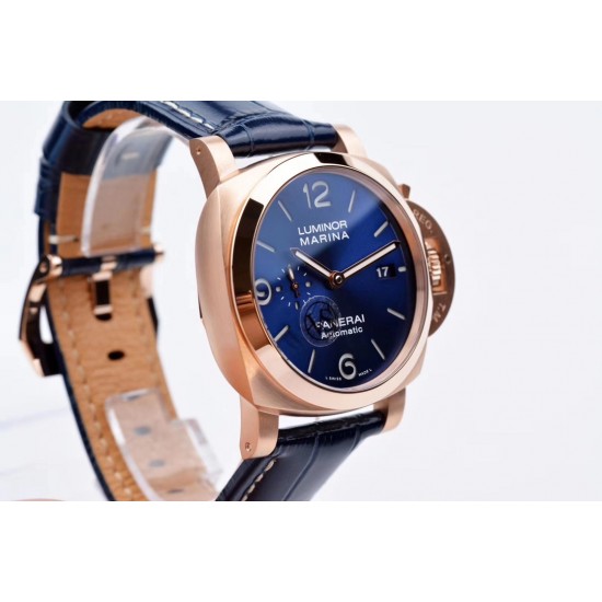 VS 沛纳海 廖凡代言新品:44MM“骚蓝”庐米诺红金腕表PAM 1112。唯有沛纳海红金表浓郁深厚,特征性设计,视觉上独特,形态上扎实,买红金系列的那必定是真爱粉无疑! VS 沛纳海 廖凡代言新品:44MM“骚蓝”庐米诺红金腕表PAM 1112。唯有沛纳海红金表浓郁深厚,特征性设计,视觉上独特,形态上扎实,买红金系列的那必定是真爱粉无疑!