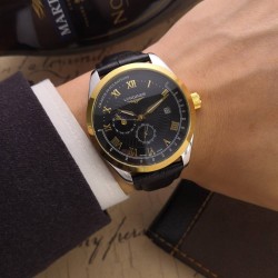 『臻品推荐』新品发布[玫瑰]浪琴-LONGINES独家首发-----简约风格 经典文艺 唯美创作机芯:顶级全自动机械机芯表壳:顶级版316L精钢玻璃:高硬度矿物质水晶玻璃表扣:皮带针扣 钢带按扣直径:原装尺寸40mm12mm[色]完美呈现 品质上乘，手感独特，送礼自戴首选[鼓掌]〔----用心，所以更完美 〕！