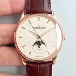 ZF【厚积“薄”发 年度大作】ZF新品，积家月相大师系列，表壳直径39mmX9.9mm与原装同步。六点钟的子盘拥有阳历阴历（月相）双期显示，月相一月转一圈，功能和正品一致。【技术突破】采用9015改积家自产Cal.925/1机芯，功能百分百同步原装自产机芯。走时稳定，素质坚挺。【细节突破】从侧面观察腕表盘面发现有微微的弧度，ZF为了达到这一效果，耗时费力多次调整模具，确保神韵和感觉能与原装相媲美。ZF积家月相大师，满足您对月相的一切美好情怀。