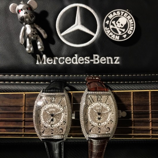 法兰克 穆勒(Franck Muller)⌚️51*17mm 全自动机械机芯独特复古的酒桶壳身设计就像美式嘻皮士的皮衣敢梦想 享自由 法兰克 穆勒(Franck Muller)⌚️51*17mm 全自动机械机芯独特复古的酒桶壳身设计就像美式嘻皮士的皮衣敢梦想 享自由