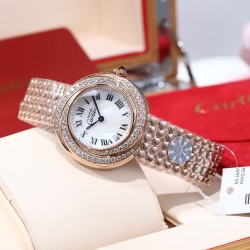 卡家时光流转系列经典中古表  真香警告⚠️Cartier小旋风 最热门的Vintage✔️小旋风的外壳，三圈圆圈绻缱交缠，演绎人生真挚情感。精致闪耀，华丽璀璨，，美到炸裂直径32mm，原装瑞士机芯，蓝宝石防刮镜面，有镀白金款和镀黄金，镀玫瑰金材质（白金为真白金材质，玫瑰金和黄金均为唛金电镀），美不胜收‼️女神必备中古腕表，韵味十足，上手超级奈斯