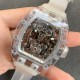 无冕之王,RM-056雪琉璃!挑战腕表材料工程中的最高难度,首款副本级全透明壳RM056,表壳83%使用蓝宝石镜面覆盖,订制生产的RM056单款专用陀飞轮机芯,所有齿轮均按正品排列,目前为止还原度最高的副本理查德米勒腕表 无冕之王,RM-056雪琉璃!挑战腕表材料工程中的最高难度,首款副本级全透明壳RM056,表壳83%使用蓝宝石镜面覆盖,订制生产的RM056单款专用陀飞轮机芯,所有齿轮均按正品排列,目前为止还原度最高的副本理查德米勒腕表