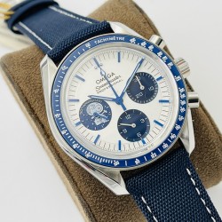 欧米茄omega2022史努比新品！搭配蓝色尼龙表带/表带衬里印压“阿波罗”！OS最强版本 对版功能欢迎您的品鉴！