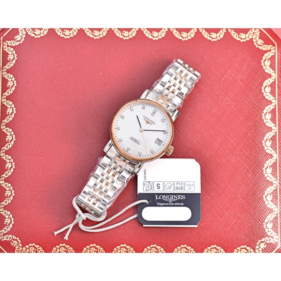 浪琴-Longines博雅系列女表,简约时尚 商务休闲最佳搭档。天然贝母面,国产天津机械/进口西铁城机械,精钢壳套,蓝宝石镜面。直径33mm 厚度11mm 浪琴-Longines博雅系列女表,简约时尚 商务休闲最佳搭档。天然贝母面,国产天津机械/进口西铁城机械,精钢壳套,蓝宝石镜面。直径33mm 厚度11mm