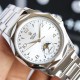 LL【精品推荐】新款劳力士首款月相显示腕表（ROLEX），此款腕表是来自《劳力士全球最著名设计师》历经考验，至臻呈现。[强]大三针表，6字位采用月相和日期显示，腕表采用进口316精钢壳套制做，配搭瑞士ETA2824月相功能机芯，进口蓝宝石镜面、尺寸：40mm厚度10mm超薄表盘、表带采用316精钢表带、具有防水性能，卓越的品质，完美的理念 屡创佳绩 绝对是男人身分地位的象征！