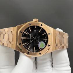 今日推荐爱彼15400 玫瑰金黑面 41mm Cal.4302机 顶级品质 出货实拍✈️
