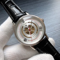 江诗丹顿-Vacheron Constantin Z2 最新镂空升级版用心打造镂空个性自动机械机芯  采用316L精钢表壳、尺寸42X12，矿物质耐磨玻璃！独一无二 独特的款式 设计的非常漂亮 完美 特别的你值得拥有 值得欣赏 机芯每一秒的走动都可以听得见声音，质量是对客户的承诺！用心是对自己的要求！