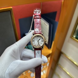 萧邦快乐钻36mm进口eta2892机械机芯进口美洲鳄鱼皮