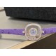品牌：Chopard-萧邦最新款方形Happy Diamonds❤️瑞士原厂石英机芯 五颗快乐钻石在表盘自由流动  电镀18k金好货不等人哦～[机智]