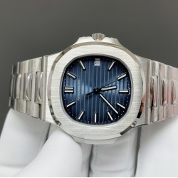 今日推荐百达翡丽 鹦鹉螺5711 白壳蓝面 40mm 一体机 顶级品质 出货实拍✈️