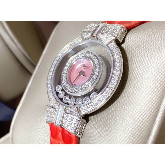 实拍 (蝴蝶结)chopard-happy Sport 萧邦HAPPY DIAMONDS系列快乐钻 腕表蓝宝石玻璃镜面 原厂瑞士石英机芯 镜面内自由滑动快乐钻 钻石围绕表盘回旋起舞 制作精巧双层透明跳跃时尚的设计风格,完美女性的前卫、大方、秀气的特质,内、外蓝宝石玻璃 ,微型按调EAT瑞士石英机,表壳直径约28mm 实拍 (蝴蝶结)chopard-happy Sport 萧邦HAPPY DIAMONDS系列快乐钻 腕表蓝宝石玻璃镜面 原厂瑞士石英机芯 镜面内自由滑动快乐钻 钻石围绕表盘回旋起舞 制作精巧双层透明跳跃时尚的设计风格,完美女性的前卫、大方、秀气的特质,内、外蓝宝石玻璃 ,微型按调EAT瑞士石英机,表壳直径约28mm