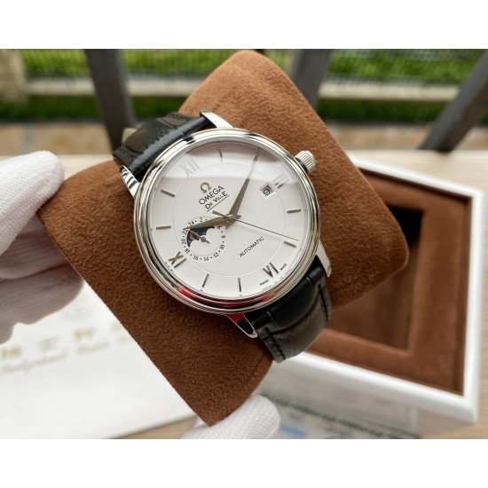 欧米茄 OMEGA 精品男士腕表,独特九字位月相设计,技艺精湛,独具匠心,尊贵大气,绅士风范。采用全自动机械机芯,顶级316精钢表壳,进口小牛皮表带,矿物质超强镜面,尺寸42*12 欧米茄 OMEGA 精品男士腕表,独特九字位月相设计,技艺精湛,独具匠心,尊贵大气,绅士风范。采用全自动机械机芯,顶级316精钢表壳,进口小牛皮表带,矿物质超强镜面,尺寸42*12