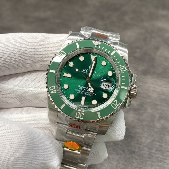 【N厂出品】劳力士 绿水鬼 2836机 904L V10 40MM！出货实拍