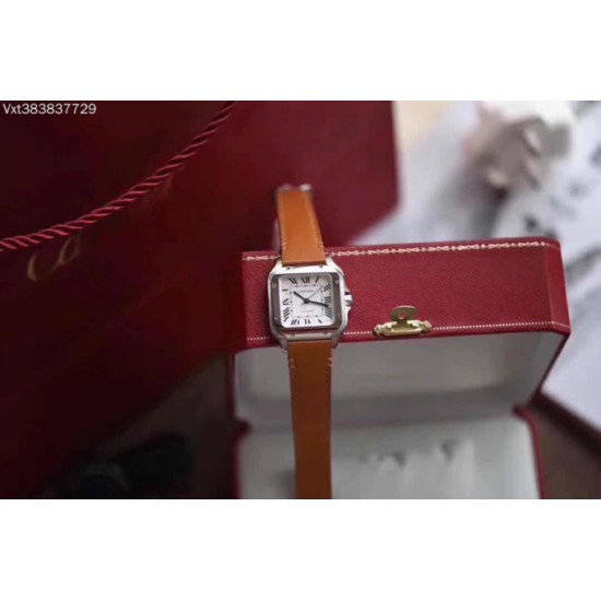 商品编号:383837729【V6出品】卡地亚 山度士 9015机 女士 34MM商品规格:默认规格