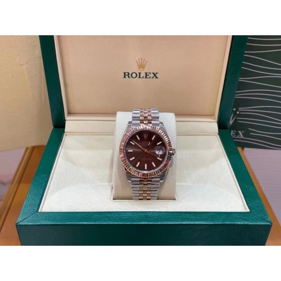 ROLEX 劳力士 咖啡色面 日志～