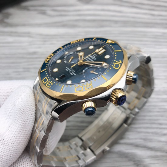 欧米茄 OMEGA R6 全新海系马列300m计时士男腕表 市面目前高最版本的计时腕表1:表壳拉身砂细腻洁白光亮斜边抛弧光度倒角与正一品致2: 搭载复刻米欧茄9900计机时芯,904精表钢壳44毫米 ,天进然口橡胶表带,3: 搭配饰以白色珐琅潜水刻度陶瓷表圈,让探索与众不同4:镜采面用进口蓝宝石,硬度高、抗刮损,效无果比通透5:表盘采用蓝(黑)色陶瓷打造而成饰以激光雕刻波浪图案 与镂空指针和白色珐琅潜水刻度相应成趣,诠释海洋魅力。 欧米茄 OMEGA R6 全新海系马列300m计时士男腕表 市面目前高最版本的计时腕表1:表壳拉身砂细腻洁白光亮斜边抛弧光度倒角与正一品致2: 搭载复刻米欧茄9900计机时芯,904精表钢壳44毫米 ,天进然口橡胶表带,3: 搭配饰以白色珐琅潜水刻度陶瓷表圈,让探索与众不同4:镜采面用进口蓝宝石,硬度高、抗刮损,效无果比通透5:表盘采用蓝(黑)色陶瓷打造而成饰以激光雕刻波浪图案 与镂空指针和白色珐琅潜水刻度相应成趣,诠释海洋魅力。