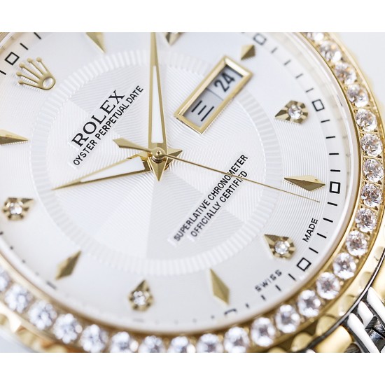 LS精品    劳力士Rolex[色][色]低调奢华[色]火爆开启上市，不显浮华的风格广受成功人士喜爱，逐渐深刻人心，并备受各界人士推重。工艺精湛，糅合尊贵、典雅和独特气质于一身，位列世界手表业之翘楚材料：316钢18k微纳米电镀金，直径41mm，进口820A机芯，28800每小时振荡次数，动力储备48小时，表带：316精钢表带，三度防水性能，返修率几乎为零，请君放心购