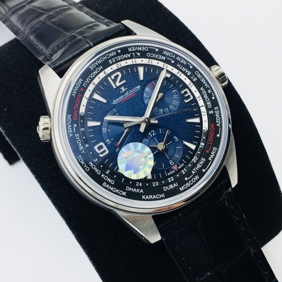 ZF再推爆品——积家北宸系列地理学家世界时腕表(904847Z)【三大“毒”家魅力】数据吻合:腕表尺寸42mmX11.5mm大小厚度全方位同步原版。表盘:盘面的磨砂质感细腻温和,蓝黑渐变色调和正品保持一致。功能:MIYOTA.9110芯改积家CAL.939A/1型机芯,实现原装所有功能——包括时分秒,日期,白天黑夜显示,世界时显示还有动力储存显示。ZF出品 必属精品欢迎广大表友共同体验ZF的渐变精妙吧! ZF再推爆品——积家北宸系列地理学家世界时腕表(904847Z)【三大“毒”家魅力】数据吻合:腕表尺寸42mmX11.5mm大小厚度全方位同步原版。表盘:盘面的磨砂质感细腻温和,蓝黑渐变色调和正品保持一致。功能:MIYOTA.9110芯改积家CAL.939A/1型机芯,实现原装所有功能——包括时分秒,日期,白天黑夜显示,世界时显示还有动力储存显示。ZF出品 必属精品欢迎广大表友共同体验ZF的渐变精妙吧!