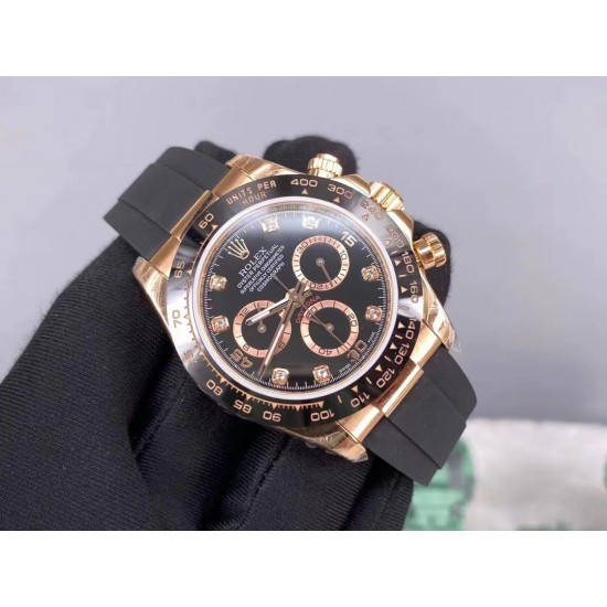 市场最高复刻跟正品一样重，想了解吗？ 劳力士 ROLEX  重量版迪通拿 厚度12.7mm 合成重金属➕包金➕丹东7750机芯➕国检包金证书 重量144克【市场钢表115克】，价格亲民，现货预售[勾引][勾引][勾引]