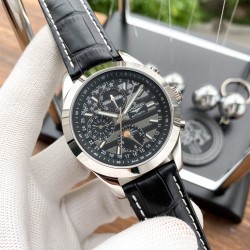 实物拍摄品牌：浪琴-LONGINES  类型：[酷]男士腕表表壳：316精钢（做工优质）表带：进口小牛皮/316精钢（两种可选）机芯：高级定制全自动机械机芯（走时稳定）玻璃：高级强化镀膜镜面尺寸：直径41mm，厚度12mm