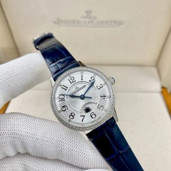 JAEGER-LECOULTRE积家女款RENDEZ-VOUS约会系列。尺寸：29mm搭载日本进口全自动机械机芯  正品版本机芯主版  功能：日夜星晨、时分秒显示功能 ，展现出昼的灿烂与夜的浪漫(刚刚的相遇，[玫瑰]刚刚的缘分，[爱心]刚刚的时间，愿幸福快乐与您相伴)