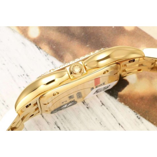 AF卡地亚Cartier猎豹PANTHERE DE CARTIER系列出品[庆祝][庆祝][庆祝]机芯类型：瑞士石英机芯表径尺寸小号：22*30毫米表径尺寸中号：27*37毫米表盘