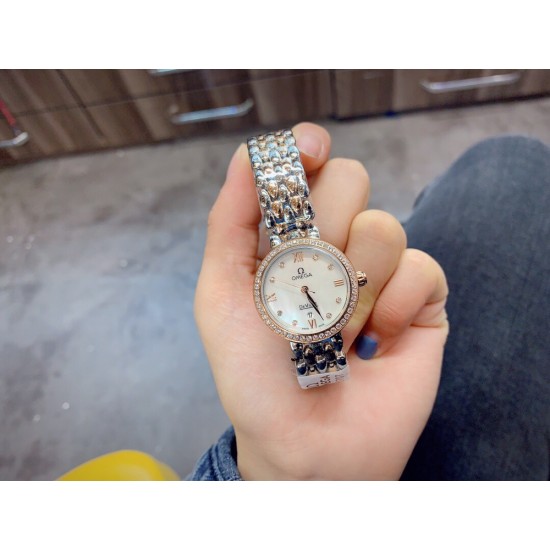 OMEGA 欧米茄 小水滴  瑞士机芯  尺寸28mm！