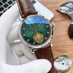 实物拍摄品牌：劳力士-ROLEX  类型：[酷]男士腕表表壳：316精钢（做工优质）表带：进口小牛皮/316精钢(两种可选)机芯：高级定制全自动机械机芯（走时稳定）玻璃：高级强化镀膜镜面尺寸：直径43mm，厚度13mm