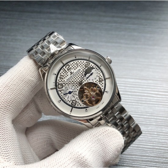 实物拍摄品牌:积家-Jaeger-LeCoultre A26 类型:男士腕表表壳:316精钢(做工上乘)表带:进口小牛皮/316精钢(两种可选) 机芯:高级定制全自动机械机芯(走时稳定)材料:高级强化镀膜镜面 尺寸:直径41mm,厚度12mm 三杰精致推荐男士机械腕表 SJ为你精心打造超真实实物图拍摄 实物拍摄品牌:积家-Jaeger-LeCoultre A26 类型:男士腕表表壳:316精钢(做工上乘)表带:进口小牛皮/316精钢(两种可选) 机芯:高级定制全自动机械机芯(走时稳定)材料:高级强化镀膜镜面 尺寸:直径41mm,厚度12mm 三杰精致推荐男士机械腕表 SJ为你精心打造超真实实物图拍摄