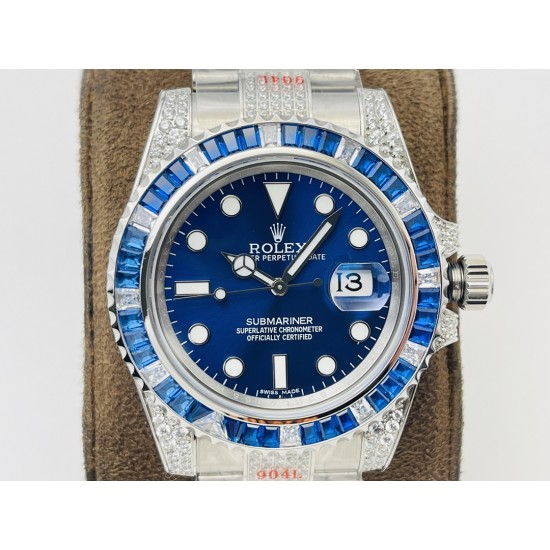 【VRS Factory2022墙裂推荐 市场最高版本】奢华大作,劳力士Rolex SUB潜航者后镶钻定制版!是奢华闪耀与永不退色的融合,更是经典潮流的不二之选!1⃣️【表壳】直径40MM。每一颗钻石/彩宝均来自奥地利(施华洛世奇原产地)经过严格的筛选,确保颜色,大小,火彩统一,专业珠宝镶嵌师精心镶嵌。2⃣️【表带】跟官网同步,904L蚝式钢完美还原坚固耐用的优良血统,效果可媲美原装。3⃣️【机芯】采用复刻界的机芯之王——搭配3135自动上旋机芯。VRS Factory匠心力作 敬请各路表友品鉴! 【VRS Factory2022墙裂推荐 市场最高版本】奢华大作,劳力士Rolex SUB潜航者后镶钻定制版!是奢华闪耀与永不退色的融合,更是经典潮流的不二之选!1⃣️【表壳】直径40MM。每一颗钻石/彩宝均来自奥地利(施华洛世奇原产地)经过严格的筛选,确保颜色,大小,火彩统一,专业珠宝镶嵌师精心镶嵌。2⃣️【表带】跟官网同步,904L蚝式钢完美还原坚固耐用的优良血统,效果可媲美原装。3⃣️【机芯】采用复刻界的机芯之王——搭配3135自动上旋机芯。VRS Factory匠心力作 敬请各路表友品鉴!