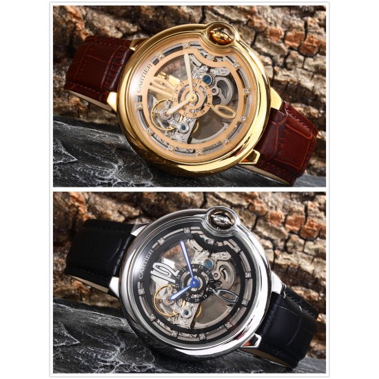 实物拍摄品牌:卡地亚-CARTIER 类型:男士腕表表壳:316精钢(做工上乘)表带:进口小牛皮/原装扣机芯:高级定制全自动机械机芯(走时稳定)材料:高级强化镀膜镜面尺寸:直径46mm,厚度14mm 实物拍摄品牌:卡地亚-CARTIER 类型:男士腕表表壳:316精钢(做工上乘)表带:进口小牛皮/原装扣机芯:高级定制全自动机械机芯(走时稳定)材料:高级强化镀膜镜面尺寸:直径46mm,厚度14mm