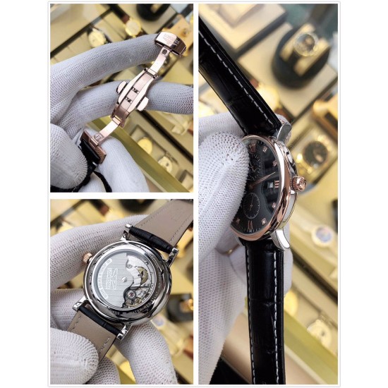 品牌:浪琴-LONGINES 表带:进口小牛皮/316精钢机芯:全自动机械机芯玻璃:高级强化镀膜镜面尺寸:直径40mm,厚度12mm 品牌:浪琴-LONGINES 表带:进口小牛皮/316精钢机芯:全自动机械机芯玻璃:高级强化镀膜镜面尺寸:直径40mm,厚度12mm
