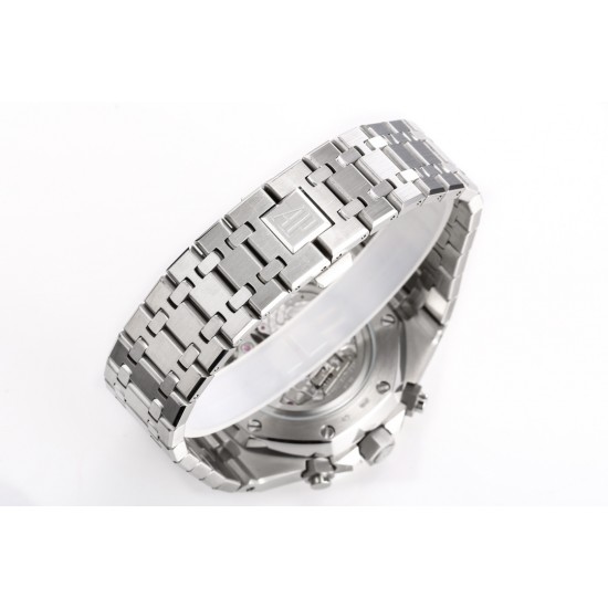 2023新品 AP/爱彼 皇家橡树系列全新26240计时码表,采用同正品一致(6字位小秒 透底机芯Caliber4401计时机芯),搭配防眩目蓝宝石高透玻璃 表盘装饰经典的Grande Tapisserie大型格纹图案 316精钢采用缎面拉丝与抛光交替,呈现出哑光与亮面相映成趣效果,粗犷大气的41mm表盘,劲道十足,超强夜光显示,可以在任何环境下读取时间。 2023新品 AP/爱彼 皇家橡树系列全新26240计时码表,采用同正品一致(6字位小秒 透底机芯Caliber4401计时机芯),搭配防眩目蓝宝石高透玻璃 表盘装饰经典的Grande Tapisserie大型格纹图案 316精钢采用缎面拉丝与抛光交替,呈现出哑光与亮面相映成趣效果,粗犷大气的41mm表盘,劲道十足,超强夜光显示,可以在任何环境下读取时间。