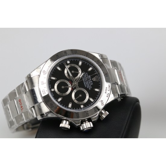 GM超神之作 ROLEX DAYTONA劳力士迪通拿904L全新最强版本 1:完美修改了避针高底位置与正品一致2:904L表扣更细腻更完美3:市面上唯一做出了与正品质感一致的包超薄金属钢片的oysterflex胶带【能与正品互换通用 质感相符】[拳头][拳头][拳头]完美修正十年间所有副本的不足和缺陷，陶瓷圈口！4130机芯，攻克机芯厚度，使壳身厚度达到与正品一致，壳身和字面颜色更细腻做出了与正品一致的视觉效果，并搭配劳力士专用盒子。【GM出品】