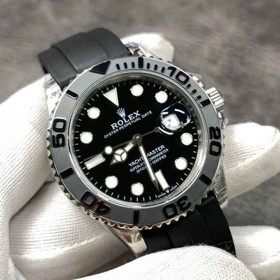 劳力士ROLEX游艇名仕型 42mm直径!装载海鸥2836机芯,双向旋转60分钟刻度外圈配哑黑色Cerachrom陶质圈口,凸显抛光立体数字!黑色漆面表盘,Chromalight夜光材质确保读时清晰。搭配一条Oysterflex表带,轻便灵活。另再附送一副同等级同质量的橡胶带。完美复刻 D1出品!出货实拍 劳力士ROLEX游艇名仕型 42mm直径!装载海鸥2836机芯,双向旋转60分钟刻度外圈配哑黑色Cerachrom陶质圈口,凸显抛光立体数字!黑色漆面表盘,Chromalight夜光材质确保读时清晰。搭配一条Oysterflex表带,轻便灵活。另再附送一副同等级同质量的橡胶带。完美复刻 D1出品!出货实拍