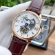 实物拍摄品牌：Chopard-萧邦 类型：[酷]男士腕表表壳：316精钢（做工优质）表带：进口小牛皮/简约针扣机芯：高级定制全自动机械机芯(走时稳定)材料：高级强化镀膜镜面尺寸：直径40mm，厚度12.5mm