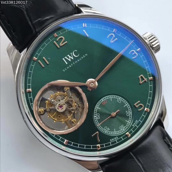 万国IWC－葡萄牙系列 七日链 V1至V5版本 搭载CAL.51011自动机械机芯 独立小秒针 真动能指示 蓝宝石玻璃 牛皮表带