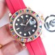 顶级做工KS出品：升级版劳力士金游艇Rolex yacht Master 116695SATS “糖豆”震撼来袭[色] 再度升级，糖豆彩钻版，集合上一代版本的优良做工，业内最顶尖的宝石工艺，同时全面升级基础不锈钢材质，使用真正的日本含镍不锈钢材料作为基础材料，模仿正品的永恒玫瑰金金钢技术，镀层更加持久耐用，耐腐蚀。装载2836、3135机芯，尺寸40mm。蓝光放大镜，超强夜光！现下单额外赠送胶带一副！