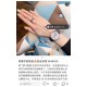 积家约会银色上手图。