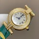 .鳄鱼皮版本卡地亚小旋风must de小金表vintage中古断货王，性价比高闭眼入。神仙颜值美绝trinity，小孩子才做选择，成年人都是all in![色]表径24mm，超薄厚度6.3mm，搭载瑞士石英机芯，罗马刻度奶油盘，简洁大两针，后镶天然美钻搭配鳄鱼皮表带更奢华超级闪。可仙可盐可甜，精致优雅上手绝美。时尚是一个经典的轮回～说不定今年的复古风，你就是走得最驾轻就熟的一个。推荐指数：⭐⭐⭐⭐⭐