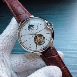 卡地亚 Cartier B21 精品男士腕表，劲爆镂空设计，技艺精湛，独具匠心，尊贵大气，绅士风范。采用全自动机械机芯，顶级316精钢表壳表带，矿物质超强镜面，尺寸46*13 三杰精致推荐男士机械腕表 SJ为你精心挑选超真实实物图拍摄