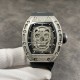 Richard Mille 理查德米勒系列,亲民版!一比一复刻 !全镂空骷髅头 腕表 简约无钻款 酒桶型镂空表盘 橡胶黑色表带 加了碳素!防水效果杠杠的!出货实拍 Richard Mille 理查德米勒系列,亲民版!一比一复刻 !全镂空骷髅头 腕表 简约无钻款 酒桶型镂空表盘 橡胶黑色表带 加了碳素!防水效果杠杠的!出货实拍