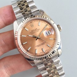 『AR精品』ROLEX DATEJUST劳力士日志型腕表副本的十年精华， 并行代购版DATEJUST，完美修正十年间所有副本的不足和缺陷，搭载3135机并搭配正品代购包装物料，重新定义最高品质的DATEJUST副本，真正的A级副本劳力士DATEJUST[AR出品]36mm尺寸。
