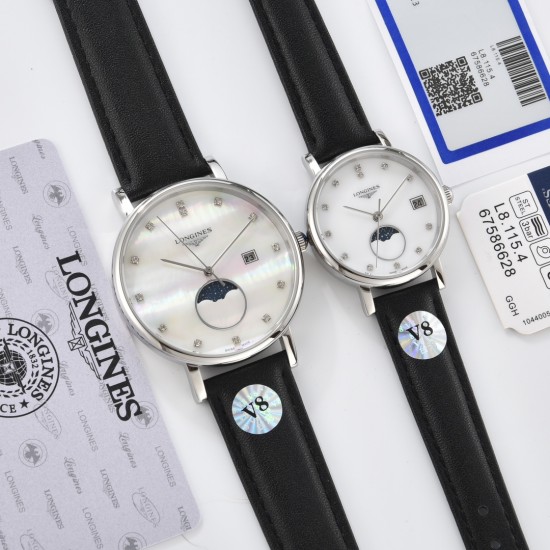 2024年【最新品】七夕节最佳礼品Longines浪琴官方博雅系列情侣腕表 见证爱奇迹时刻时尚潮流男女腕表。采用进口日本机芯。采用进口头层牛皮表带。表壳采用三件套官方一致工艺。腕表尺寸:男39mm女30mm质量杠杠欢迎转发 2024年【最新品】七夕节最佳礼品Longines浪琴官方博雅系列情侣腕表 见证爱奇迹时刻时尚潮流男女腕表。采用进口日本机芯。采用进口头层牛皮表带。表壳采用三件套官方一致工艺。腕表尺寸:男39mm女30mm质量杠杠欢迎转发