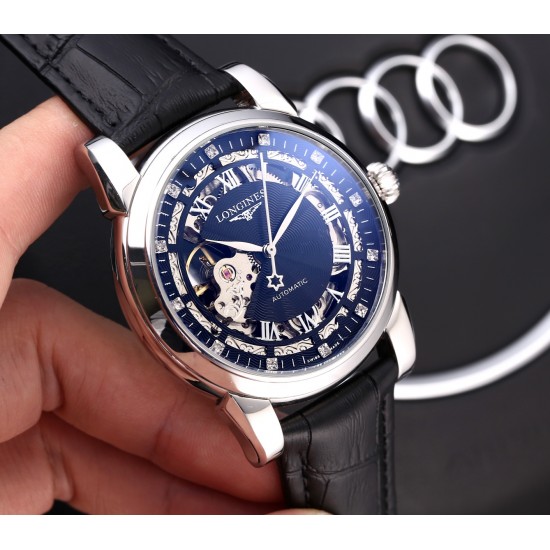 『臻品推荐』新品发布[玫瑰]浪琴-LONGINES独家首发-----简约风格 经典文艺 唯美创作机芯:顶级全自动机械机芯表壳:顶级版316L精钢玻璃:高硬度矿物质水晶玻璃表扣:皮带针扣 直径:原装尺寸40mm12mm[色]完美呈现 品质上乘，手感独特，送礼自戴首选[鼓掌]〔----用心，所以更完美 〕！