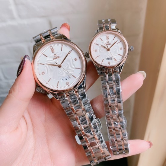 欧米茄 * OMEGA尊贵优雅情侣腕表༶石英 尺寸40mm8mm 29mm8mm 三针进口石英机芯 蓝宝石水晶玻璃 316精钢 折叠扣 欧米茄 * OMEGA尊贵优雅情侣腕表༶石英 尺寸40mm8mm 29mm8mm 三针进口石英机芯 蓝宝石水晶玻璃 316精钢 折叠扣