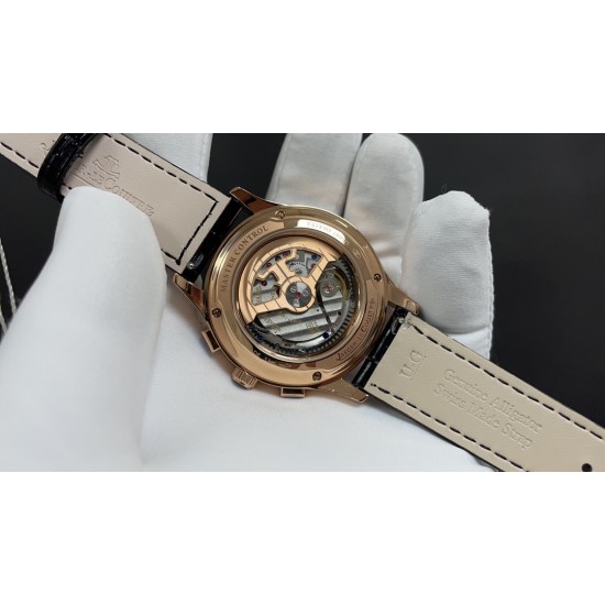 今日推荐积家 大师系列 玫瑰金白面 40mm 759机 顶级品质 出货实拍✈️