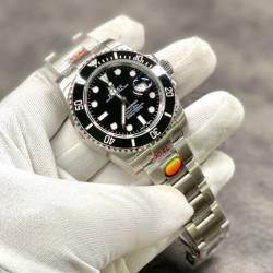 【N厂出品】劳力士 黑水鬼 客户定制的瑞士eta3135机心 904L钢 V10 40MM！出货实拍