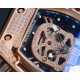 理查德米勒 RICHARD MILLE 最新升級特别版 抛光亮壳 让你体验最亮鬼头 带出最经典的RM052鬼头经典传奇 永不落后 镂空骷髅头腕表.骷髅头轮廓突出,造型霸气不羁,具有震撼人心的魅力。搭配艳耀色彩的真皮轻便表带,更拉风,更前卫。缤纷盛夏,换上短袖T恤的你,腕间搭上鲜艳的表款,是不是很吸睛?尺寸43x50mm ⚠️请认准独家品质 理查德米勒 RICHARD MILLE 最新升級特别版 抛光亮壳 让你体验最亮鬼头 带出最经典的RM052鬼头经典传奇 永不落后 镂空骷髅头腕表.骷髅头轮廓突出,造型霸气不羁,具有震撼人心的魅力。搭配艳耀色彩的真皮轻便表带,更拉风,更前卫。缤纷盛夏,换上短袖T恤的你,腕间搭上鲜艳的表款,是不是很吸睛?尺寸43x50mm ⚠️请认准独家品质